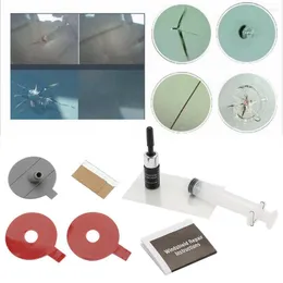 Car Wash Solutions Windshield Repair Kit Casement Cracked Tool Glue DIY Safety Glass Sticker Auto