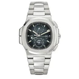 Designer Watches 5990 Serisi Tam Otomaton Hareketi 40mm Boyut 316 İnce Çelik Katlanır Toka Spor Saati Kronograf Func218n