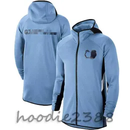 A number of team logo star uniforms, basketball warm-up training uniforms, zipper breathable hoodie sportswear, men's hoodie, training clothing --001-11