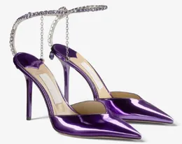 Sommermarke Saeda speicherte Zehenplattform Sandalen Schuhe Leder Riemchen 2023s High Heels Abendkleid Lady Gladiator Abendkleid EU35-43