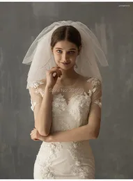Bridal Veils Romantic Veil Wedding con Crystals Tulle Accessori pettine a cinque strati JD2023