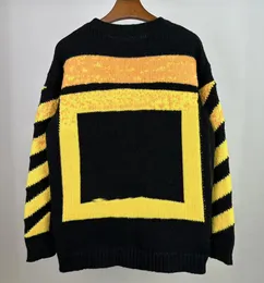 Projektant Top Men Sweater jesienny i zimowy moda ciepła wysokiej klasy wełna dla mężczyzn i kobiet pary ten sam sweter m-2xl