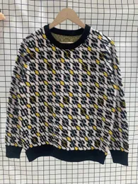 스웨터 Deisgner 스웨터 여성 탑 패션 클래식 패턴 인쇄 자카드 긴 소매 풀 오버 가을과 겨울 니트 스웨트 셔츠 여자 점퍼 스웨터