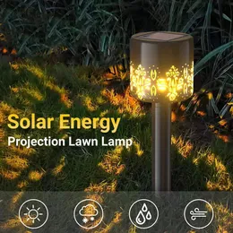 Dekoracje ogrodowe stawki dekoracyjne trawnik światła scena energii słonecznej Wodoodporna bezpieczna artystyczna pusta lampa schodowa na 230822