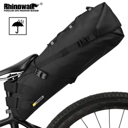 Panniers väskor rhinowalk cykel sadel väska vattentät mtb väg cykell