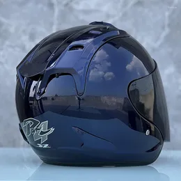 Hełmy motocyklowe SZ-4 jasnoniebieski połowa hełmu lato sezonowy i mężczyźni Casco Casque ECE Zatwierdzone