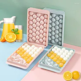 Baking Moulds 33 Ice Boll Hockey PP Mold Whiskey Ball Popsicle Cube Tray Box Lollipop Making Gifts Kitchen Tools Accessories