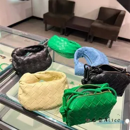 Jodie handväska Bottegvenetas Italy Top Bag 23 Candy Woven Knot Mini Leather Tote Luxurys väskor