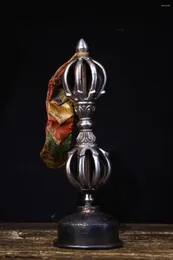 Dekorative Figuren 12 "Tibetan Tempelsammlung Tiantie neun Aktien Dorje Vajra Phurba Amulett Dharma Gebet Flaggen Basisanbetungs Hall Town