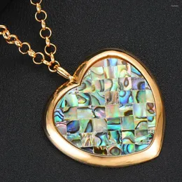 Anhänger Halsketten Missvikki Luxus romantische Oval Herzkette Halskette Schmuck für Frauen Mädchen Liebhaber Geschenk handgefertigt Big Opal Charme