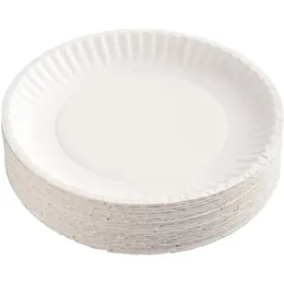 Other Event Party Supplies AJM Packaging Corporation Gold Label 9" Coated Paper Plates White 100 count Pack of 10Disposable Tableware 230822
