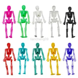 Andra förnödenheter 15/25 Stretchable Skeleton Men's Rabatter för barn TPR Soft Rubber Zombie Horror Dolls för att lindra stressleksaker för Halloween -gåvor L0823