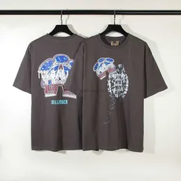 Designer Modekleidung Luxus Mens T-Shirts T-Shirts High Street Nicht-Nebel Vintage Distressed Casual Short Sleeve T-Shirt Jerry gleicher Stil