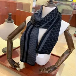 男性スカーフ豪華なスカーフデザイナーブランドカシミアスカーフメンズ冬の温かいショールユニセックス格子縞のスカーフスカーフ180x30cm