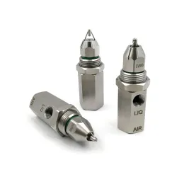 Partihandel YS Metals Air Firidification Ultrasonic Atomizer Twin Fluid Micro Fog Munstycke 5-15 Microns Droplet Size LL