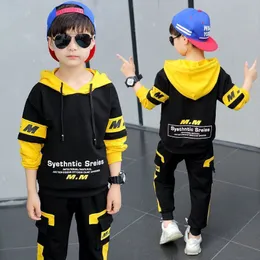 Clothing Sets Boys Spring Autumn Fashion Hoodie Jackets Pants Sports Childrens Clothes Kids Tracksuit Teen 4 6 8 10 12 Years 230823