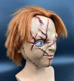 Maski imprezowe do maskarady Halloween Cosplay Horror Chucky Doll Masks Festival Kostiumy