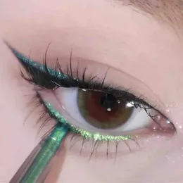 Diamante brilhante Eyeliner Lápis verde ouro roxo brilho sombra de seda de seda de seda