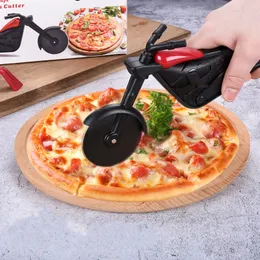 Kreatives Pizza -Rollermesser rund Plastik aus Edelstahl Pizza Messer Pizza Messer