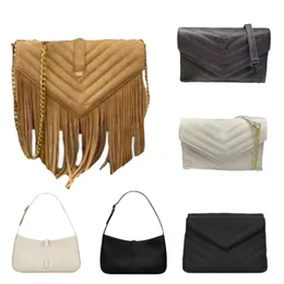 Designer Bag Crossbody Bag Designer Einkaufstasche Quastenbeutel Klassische Handtasche Trendy Umhängetasche Metallic Checkled Bag