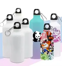 Sublimasyon Alüminyum Spor Şişesi 500ml 750ml 1000ml Bisiklet Şişesi Hafif Yeniden Kullanılabilir Şişeler Kamp için Sızdıran Şişeler AU23