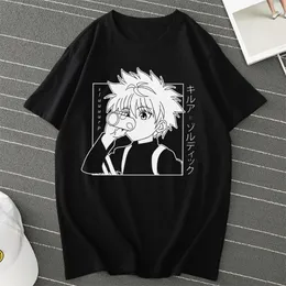 Men's T-Shirts Anime Hunter X Hunter Killua Zoldyck Men's Tshirt Kawaii Men Women T-shirt Tops Kurapika Hisoka Anime Manga Tee Shirt Clothes 230823