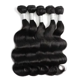 합성 가발 Kisshair Body Wave Human Hair Bundles 12 ~ 22 인치 Remy Indian Hair 60gbundle Natural Black Color Double Weft Hair x0823