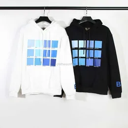 Sweatshirts Erkek Tasarımcı Hoodies Moda Sokak Giyim Meichhao Gaojie Kanyes Aynı Stil Kanyes Mavi Renk Kart Baskı Ins Süper Sıcak UNISEX HOODIE
