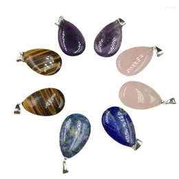 Decorative Figurines YX96 Primary Color Craft Stone Pendant Necklace Crystal Accessories Sell Well In Europe And America