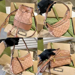 GGBAG 23SS różowe torebki projektant torba księżyca crossbody torebka luksusowe torby z wiadra ophidia 4 style g torebka na ramię w torbie z kamery na korpusie