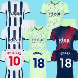 West Bromwich 23 24 Albion Soccer Jerseys 23 24 Men Kids Home Away Grant Swift Wallace Yokuslu Molumby Dike Swift Diangana Football Derts Brunt Phillips GHG