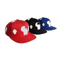 Cross Flower Designer Caps Baseball Mens Snapbacks Blue Black Chrome Women Ball Fashion Letter Mönster Hattar Högkvalitativ ch Cap Hearts Baseball Cap