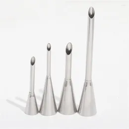 Baking Tools Durable Set Versatile Grease Tube Nozzle Easy To Use Reusable Stainless Steel Puff Mouth Cake Decorating Tips Convenient