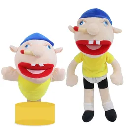 Plush dockor Jeffy Boy Hand Puppet Children Soft Doll Talk Show Party Props Christmas Toys Kids Gift 230823