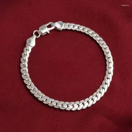 Link Armbänder Silber Farbe Exquisite 10 -mm