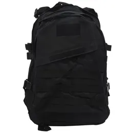 School Bags Outdoor 40L 600D Waterproof Oxford Cloth Military Rucksack Backpack Bag ACU Camouflage Sports Travelling Hiking Black 230823