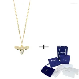 Ketten Mode hochwertige Lisabel Halskette glänzende Kristallbiene Lady Senden Sie Freundin Romantic Birthday Jewelry Geschenk