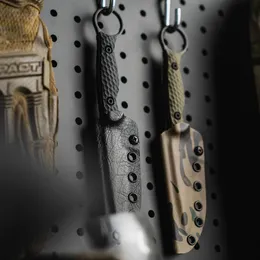 Toor Knives Anaconda Fixed Blade Knife 3.75 "8Cr13Mov Oxide Blad Black G10 Handtag utomhus Rescue Vandring Självförsvar Taktisk lägerjakt Combat Utility 26S EDC Tools