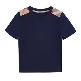Дизайнерская одежда для малышей, одежда для маленьких мальчиков и девочек, летняя хлопковая футболка, футболка с короткими рукавами, детский топ, От 2 до 8 лет