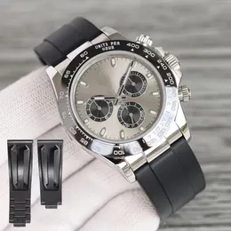 Temiz Fabrika V11 Deluxe Luxury Watch Erkek Saatler Safir Kronograf Saatleri ETA 4130 Seramik Çerçeve 126519 Model 904L kasa paslanmaz çelik kayış su geçirmez