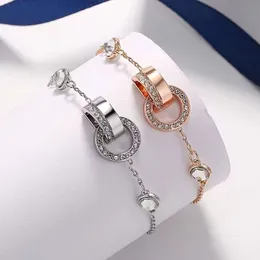 Wiertarka Pearl Pearl Boguła luksusowy projektant bransoletki klejnotów Bransoletka miłosna z oficjalną bransoletką tenisową rozmiaru 18K dla kobiet i mężczyzny
