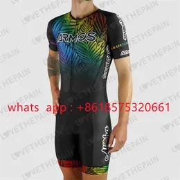 Cykeltröja sätter Sila Summer Cycling Triathlon Men Tights Suit Ciclismo Outdoor Running Swimming MTB Comfort CyclingRunNingskating Suit 230823