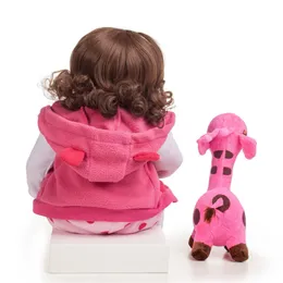 Dolls Silicone Neonatal Baby Waterproof Realistic Doll Lifelike Handmade Sponge Filled Simulation Babe Toy Children 230822