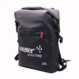 Sacos escolares 25L impermeável saco seco mochila mochila pacote de armazenamento saco natação rafting caiaque rio trekking flutuante vela 230823