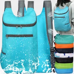 Bolsas escolares Bolsa de alta capacidade de capacidade portátil portátil Pacote dobrável dobrável dobrável para homens para homens viagens ao ar livre 230823