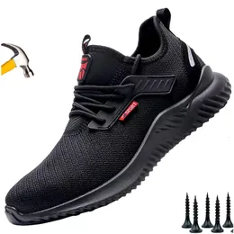 Scarpe di sicurezza Topfight Big Size Air Cushion in acciaio di punta antismash industrial stivali da lavoro da sneaker traspirato sneaker 230822