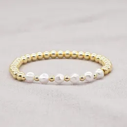 Strand Yastyt Gold Colored Beaded Beded Bracelet Proclets for Women Jewelry Hematite Stone حبات مجوهرات كل يوم