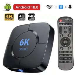 Allwinner H616 Android 10.0 TV Box 6K WIFI 2.4G5.8G 4K 3D Assistant Assistant Videov Box Fast TV Set Top Box