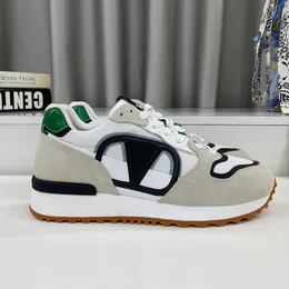 Men's Casual Mesh and Suede Breathable Lace-Up Sneakers with Round Toe and Rubber Outsole LightYellow, Plum, Charcoal