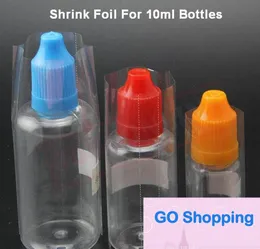 5ml 10ml 15ml 20ml 30ml 50ml plastik şişe büzme bandı ısı büzüş tüpü net pvc için film sarmak